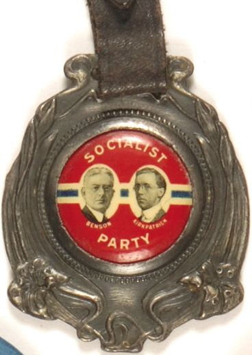 Benson-Kirkpatrick Socialist Party Fob