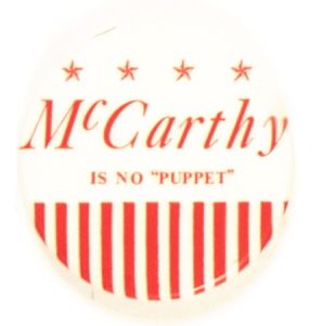 McCarthy is No Puppet