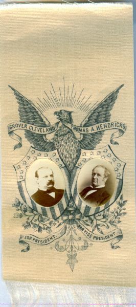 Cleveland 1884 Jugate Ribbon