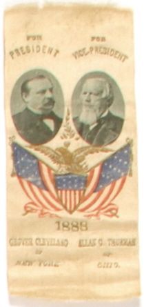 Cleveland 1888 Jugate Ribbon