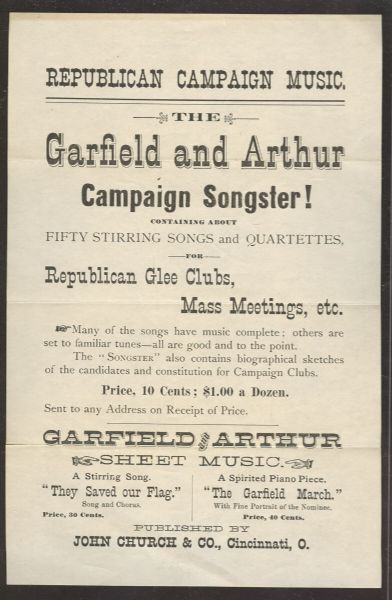 Garfield-Arthur Songster Ad
