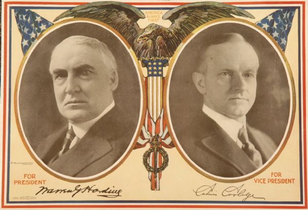 Harding-Coolidge Poster
