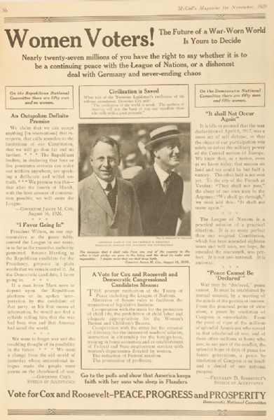 Cox-Roosevelt Women’s Ad