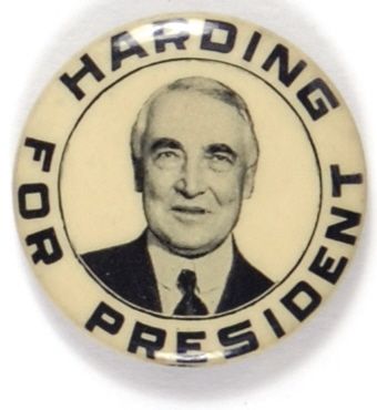 Harding for President, Smiling Version