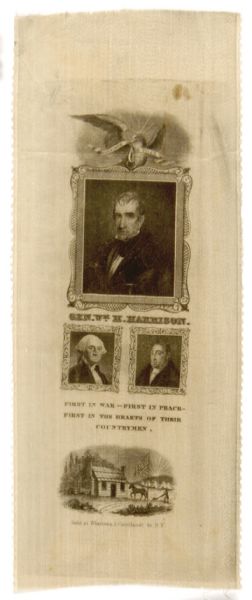 William Henry Harrison First in War Ribbon