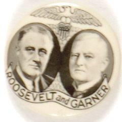 Roosevelt-Garner Rare Jugate