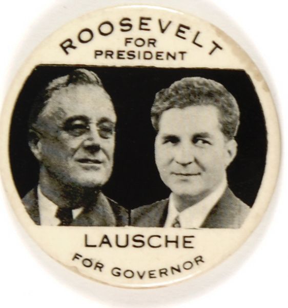 Roosevelt, Lausche Ohio Coattail