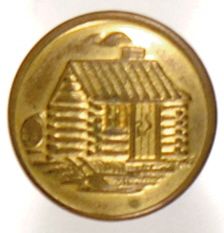 Harrison Brass Clothing Button