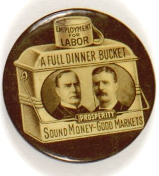 McKinley-TR Brown Dinner Bucket