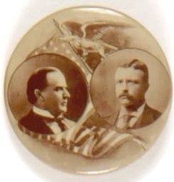 McKinley-Roosevelt Scarce Jugate