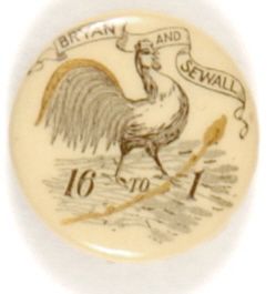 Bryan, Sewall 16 to 1 Rooster