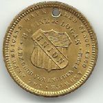 James Blaine Brass Medal
