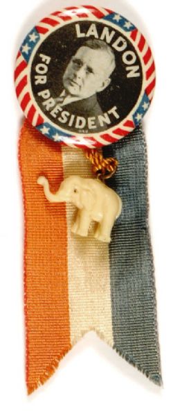 Landon Pin, Ribbon, Elephant
