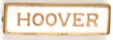 Hoover Enamel Pinback
