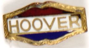 Hoover Enamel Pinback