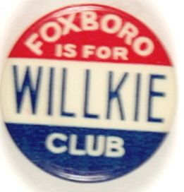 Foxboro for Willkie