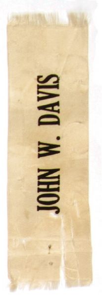 John W. Davis Ribbon