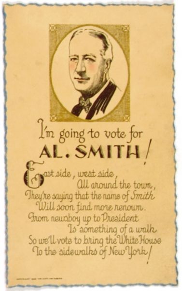 Al Smith Postcard