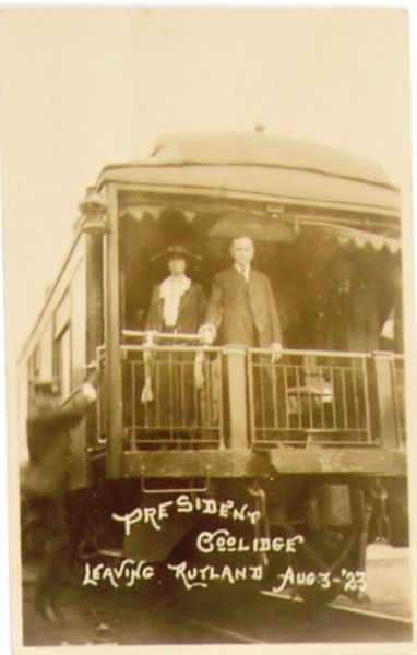 Coolidge Rutland, Vt. Postcard