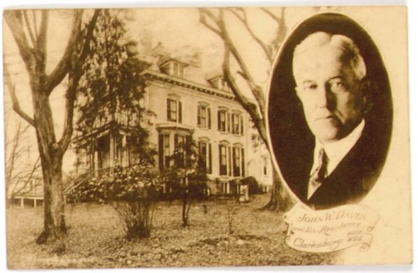 Davis Parkersburg Postcard