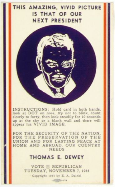 Dewey Magic Vision Postcard