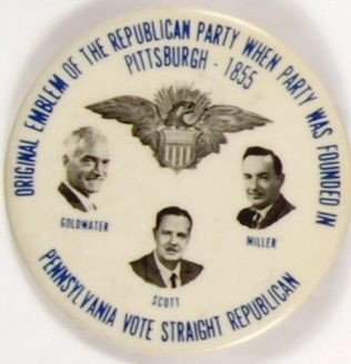 Goldwater Scarce Pa. Coattail