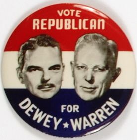Dewey-Warren Vote Republican