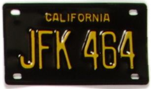 JFK California License