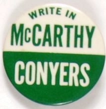 Write in McCarthy/Conyers