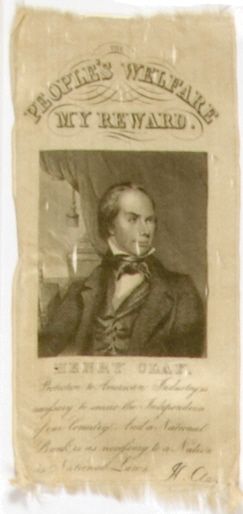 Henry Clay Peoples Welfare is My Reward Ribbon