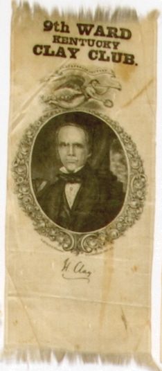 Kentucky Henry Clay Club Ribbon