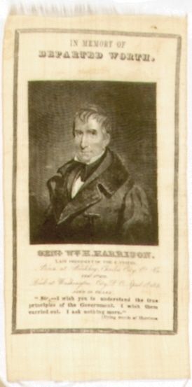 William Henry Harrison Memorial Ribbon