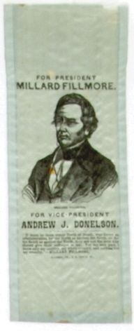 Millard Fillmore 1856 Ribbon
