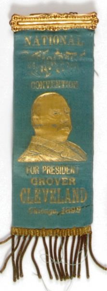 Cleveland 1892 Convention Blue Ribbon