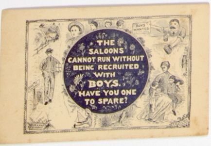 Temperance Anti Saloon Postcard