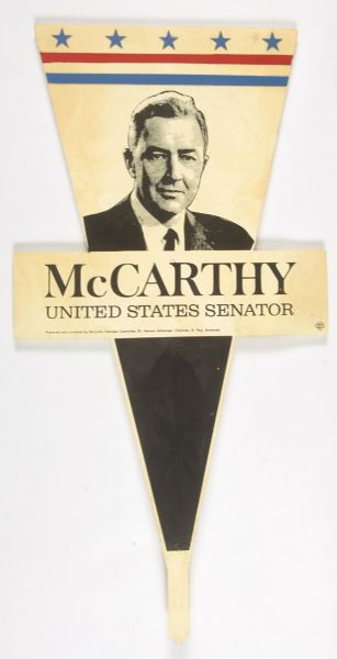 Eugene McCarthy Plastic Yard Sign