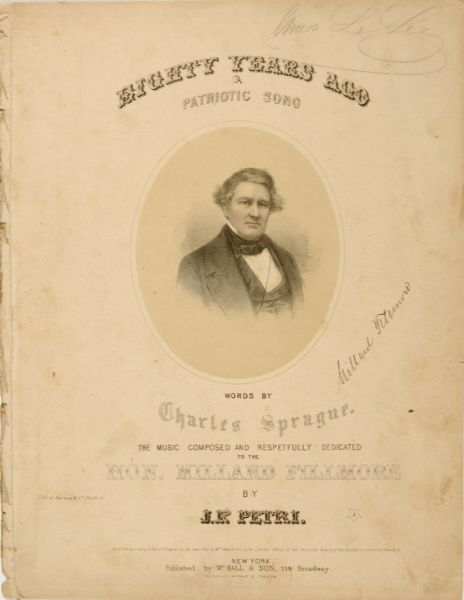 Millard Fillmore Sheet Music