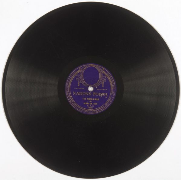 James Cox Nation’s Forum Record