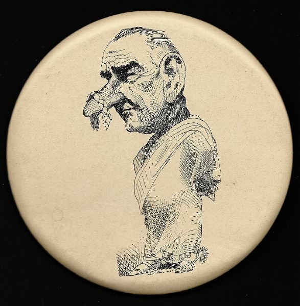 LBJ Roman Emperor 6 Inch Pin