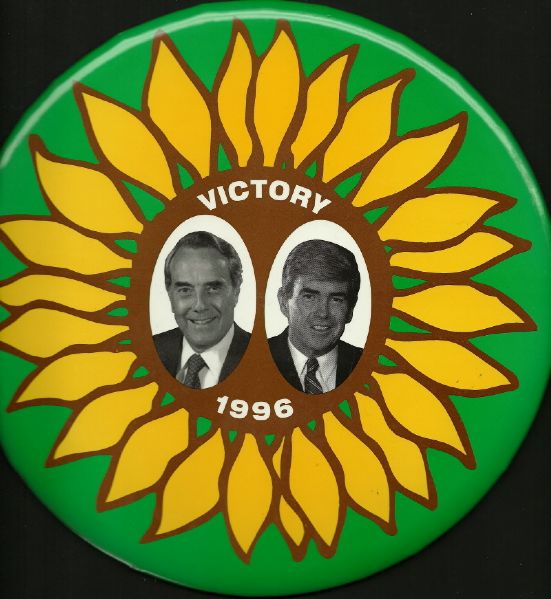 Bob Dole 9 Inch Sunflower Pin