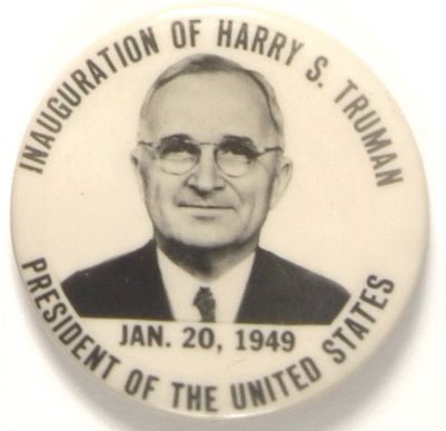 Truman Inaugural Pin