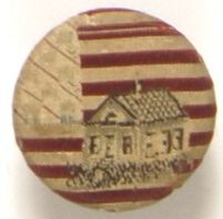 Benjamin Harrison Log Cabin Stud