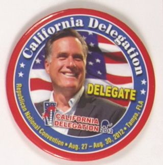 Romney California Delegate