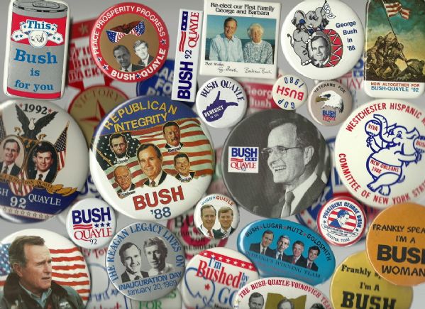 Bush Group of 34 Pins