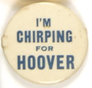 I’m Chirping for Hoover
