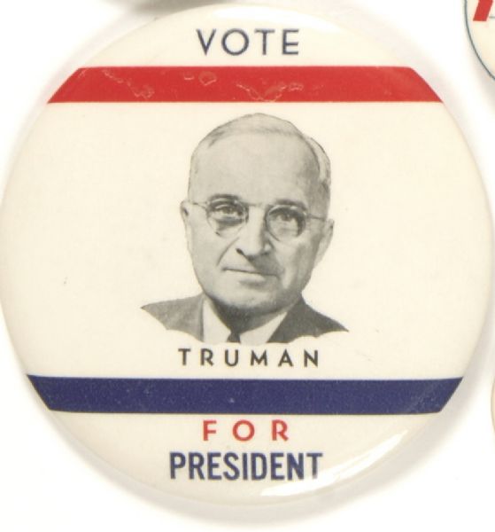 Vote Truman for President, 3 1/2" Size