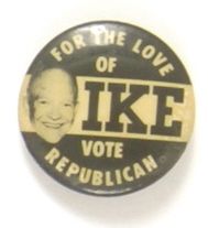 For the Love of Ike Sample Pin