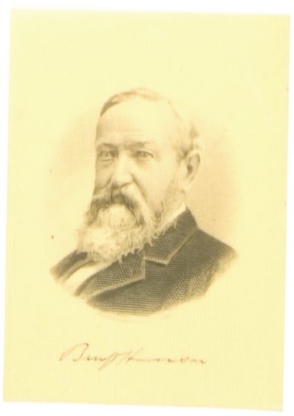 Benjamin Harrison Celluloid