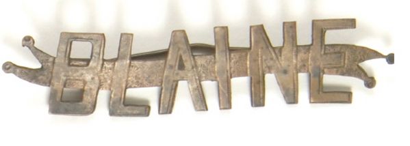James Blaine Name Pin