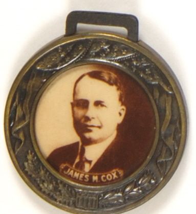 James Cox Celluloid Fob
